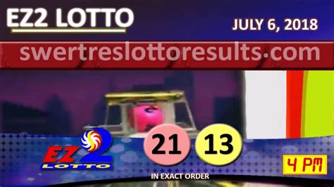 ez2 july 2018|EZ2 Lotto 4PM .